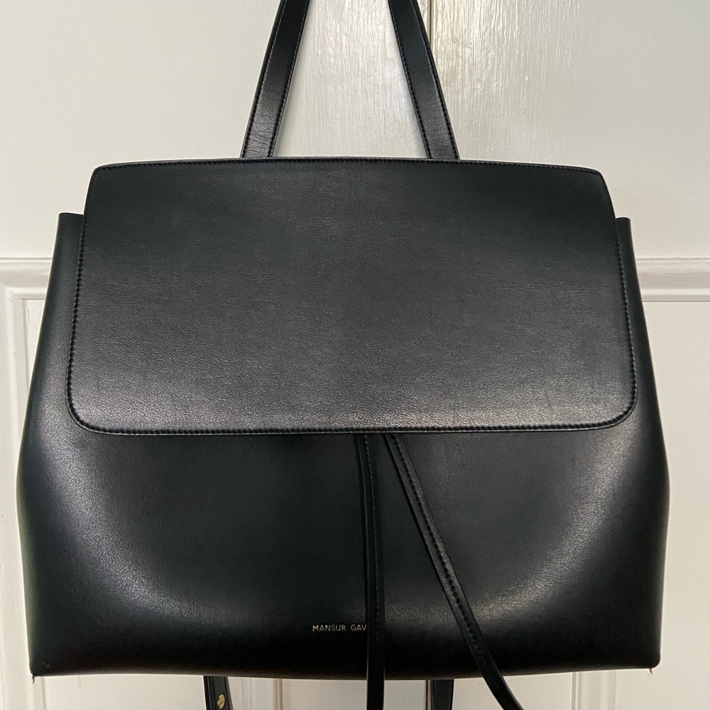 MANSUR GAVRIEL Lady Bag, Large - Black/Flamma